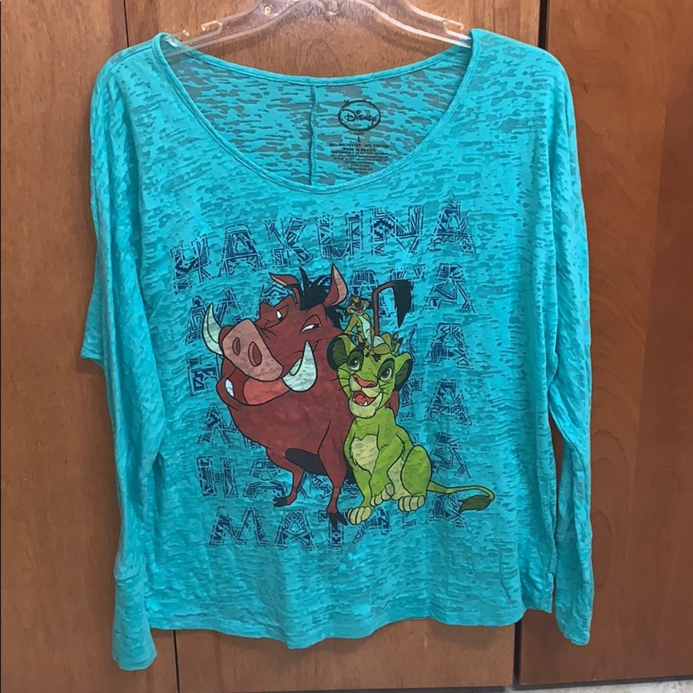 Disney Lion King Hakuna Matata Long Sleeve Shirt